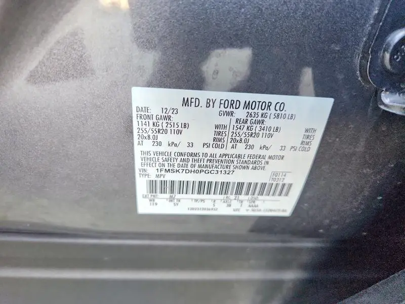 2023 FORD EXPLORER XLT  