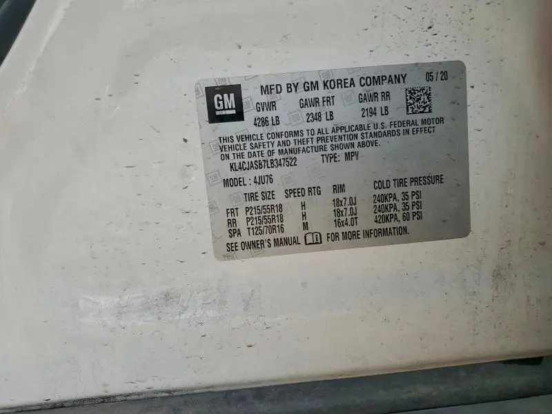 2020 BUICK ENCORE PREFERRED  