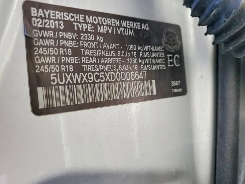 2013 BMW X3 XDRIVE28I  