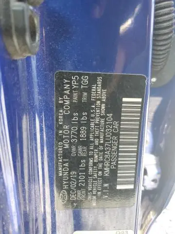 2020 HYUNDAI VENUE SEL  