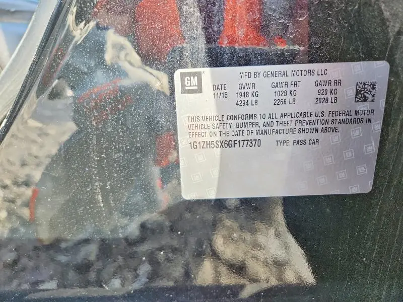 2016 CHEVROLET MALIBU PREMIER  