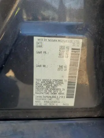 2013 NISSAN ALTIMA 2.5  