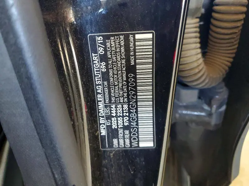 2016 MERCEDES-BENZ CLA 250 4MATIC  