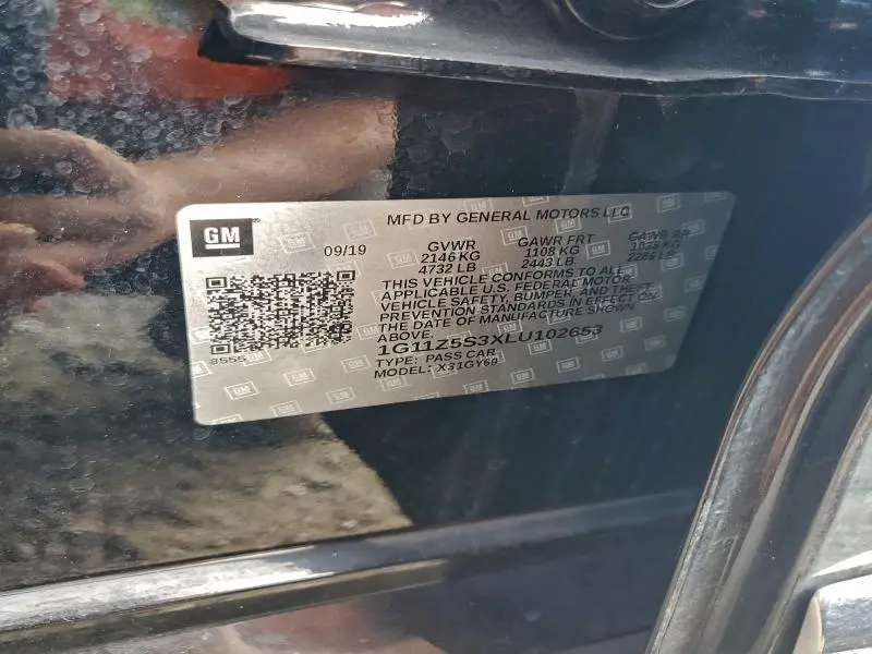 2020 CHEVROLET IMPALA LT  