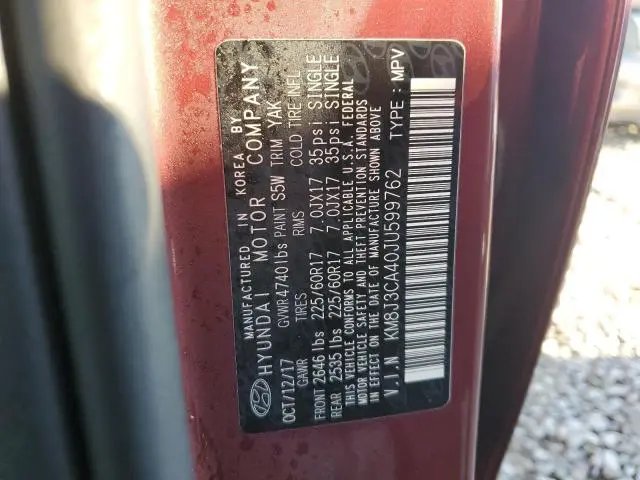 2018 HYUNDAI TUCSON SEL  