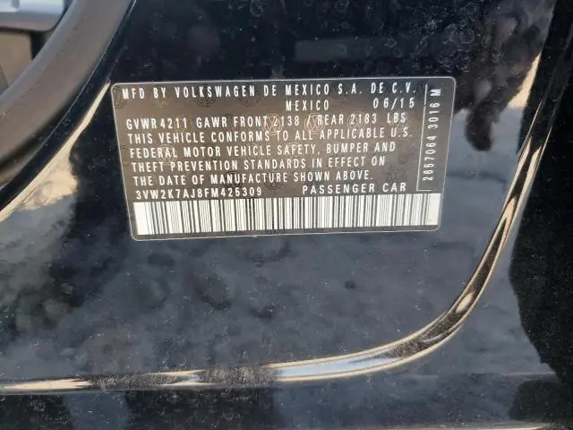 2015 VOLKSWAGEN JETTA BASE  