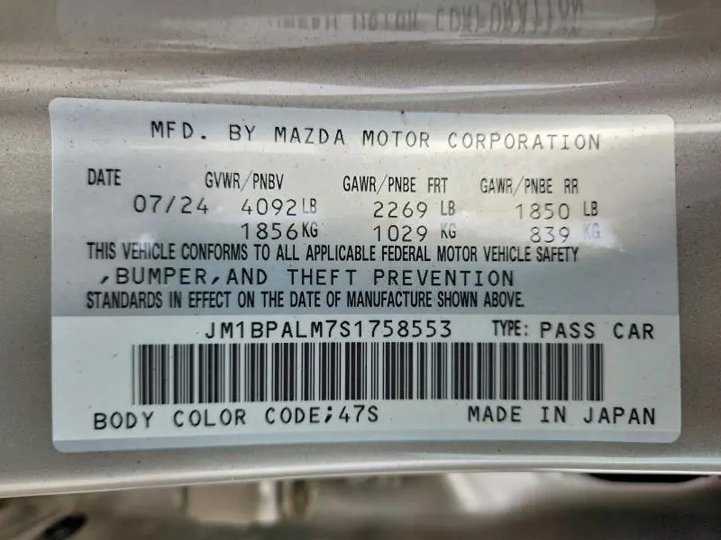 2025 MAZDA 3 PREFERRED  