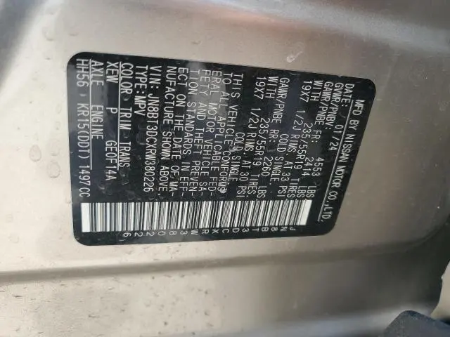 2024 NISSAN ROGUE PLATINUM  