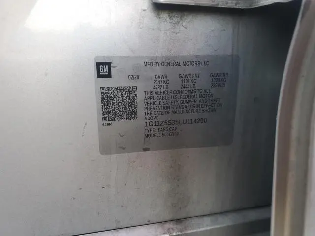 2020 CHEVROLET IMPALA LT  