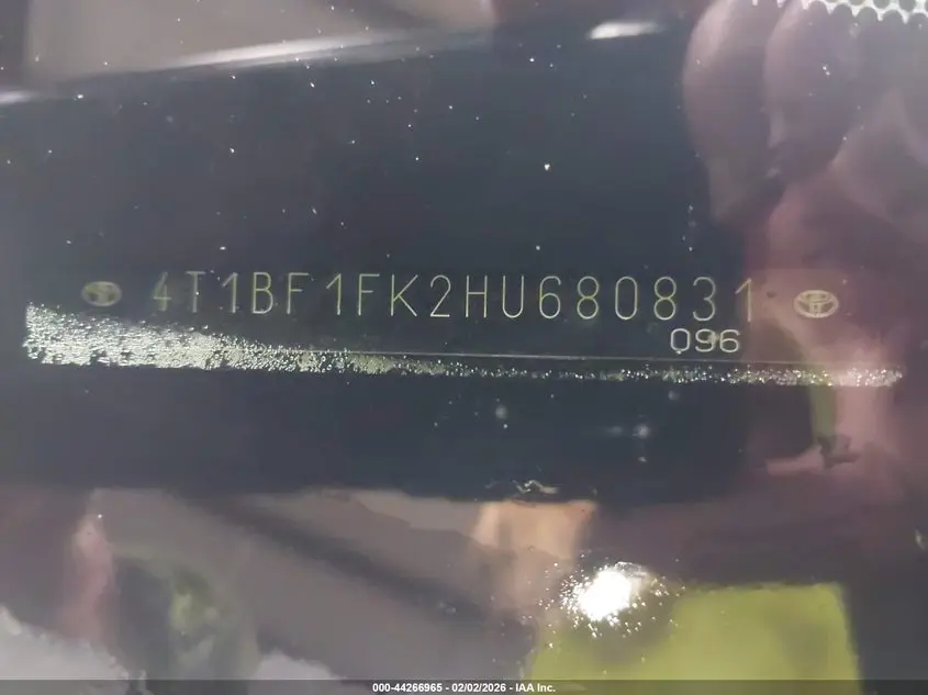 2017 TOYOTA CAMRY SE