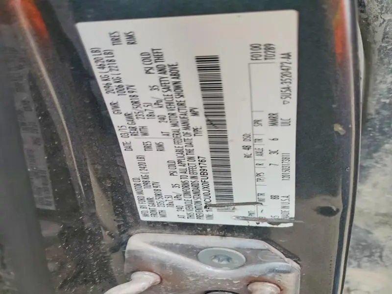 2015 FORD ESCAPE TITANIUM  