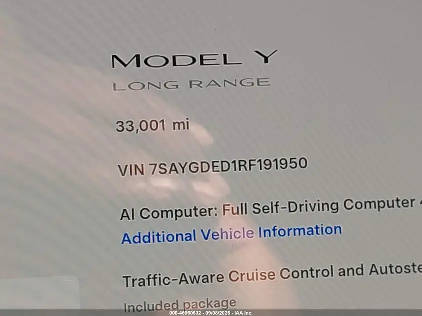 2024 TESLA MODEL Y  