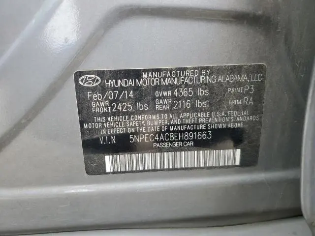 2014 HYUNDAI SONATA SE  