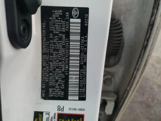 2012 TOYOTA CAMRY SE  