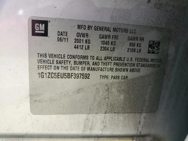 2011 CHEVROLET MALIBU 1LT