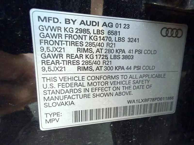 2023 AUDI Q7 PREMIUM PLUS  