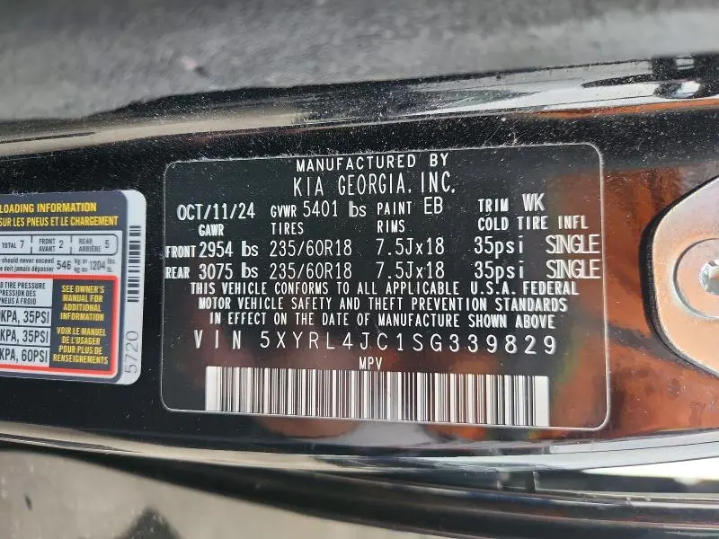 2025 KIA SORENTO   