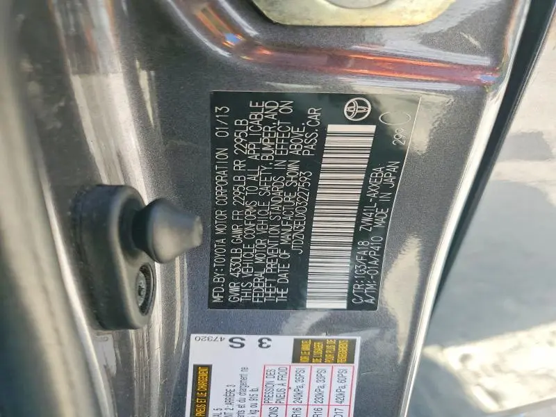 2013 TOYOTA PRIUS V THREE  