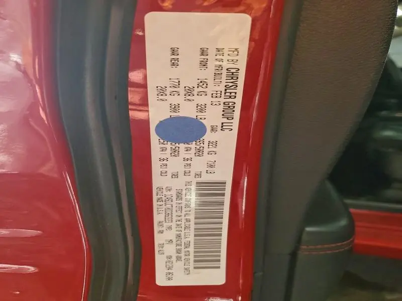 2013 DODGE DURANGO R  