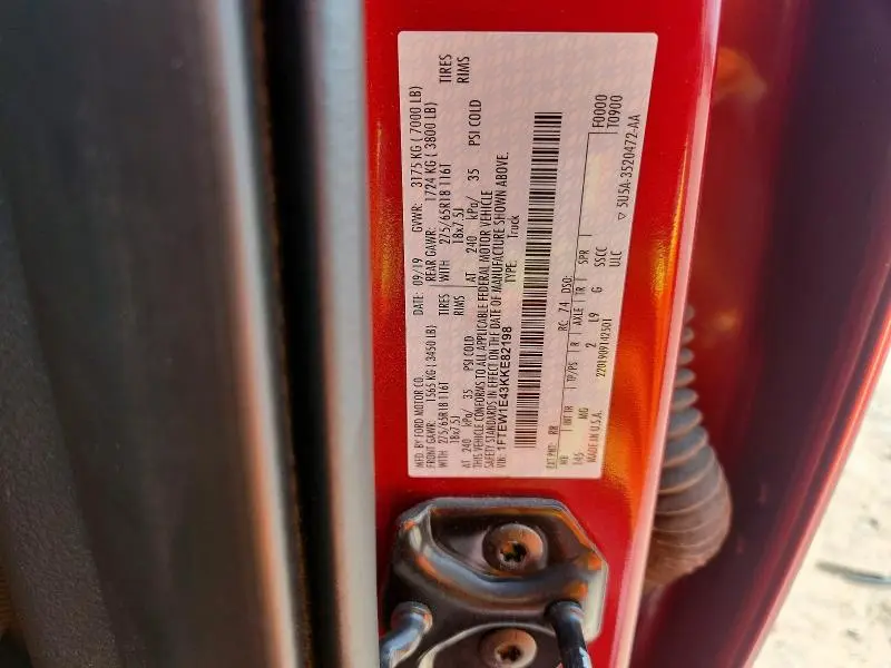 2019 FORD F150 SUPERCREW  
