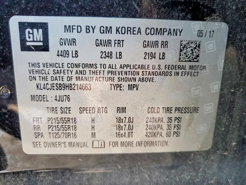 2017 BUICK ENCORE PREFERRED  