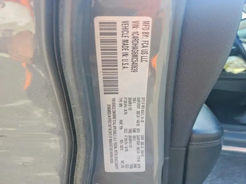 2021 DODGE DURANGO SXT  