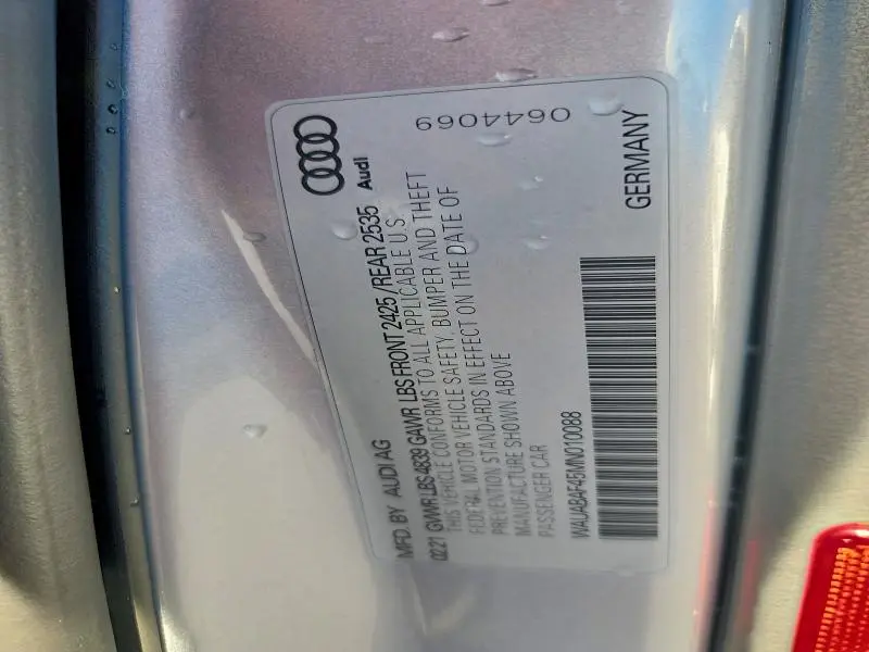 2021 AUDI A4 PREMIUM 40  