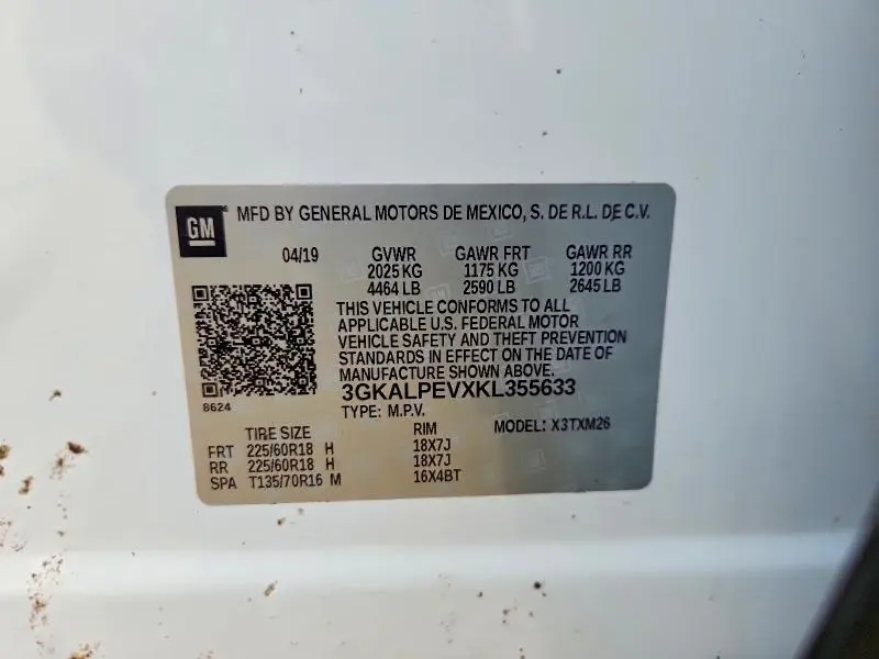 2019 GMC TERRAIN SLT  