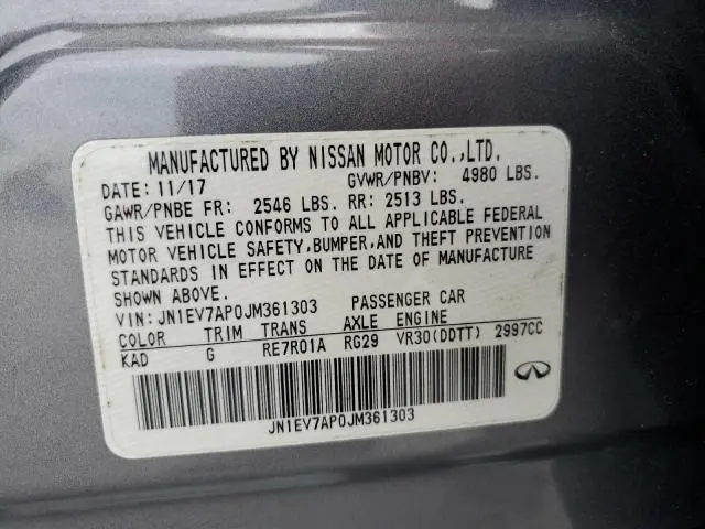 2018 INFINITI Q50 LUXE  