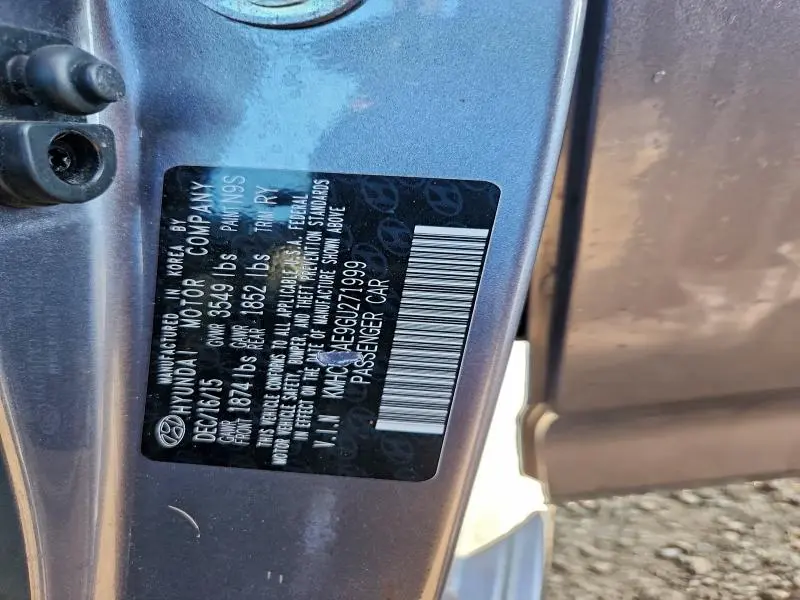 2016 HYUNDAI ACCENT SPORT  