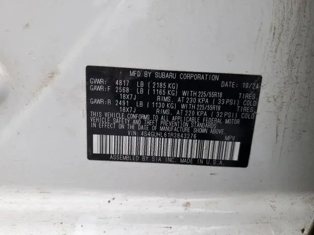 2024 SUBARU CROSSTREK LIMITED  