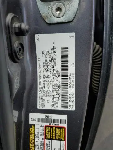 2012 TOYOTA TUNDRA CREWMAX LIMITED  