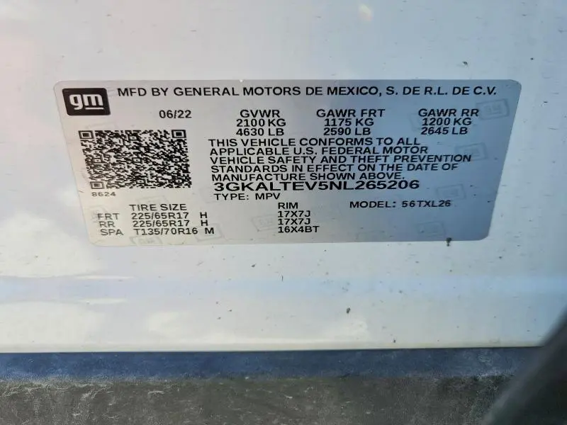 2022 GMC TERRAIN SLE  