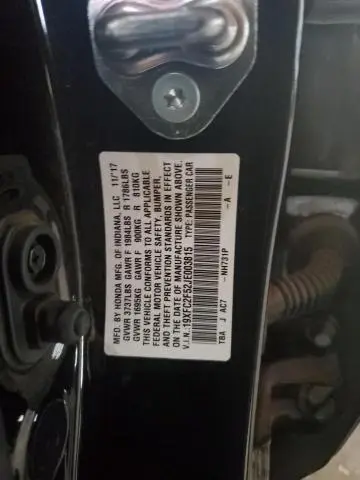 2018 HONDA CIVIC LX