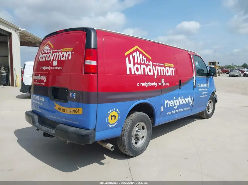 2024 CHEVROLET EXPRESS CARGO RWD 2500 REGULAR WHEELBASE WT