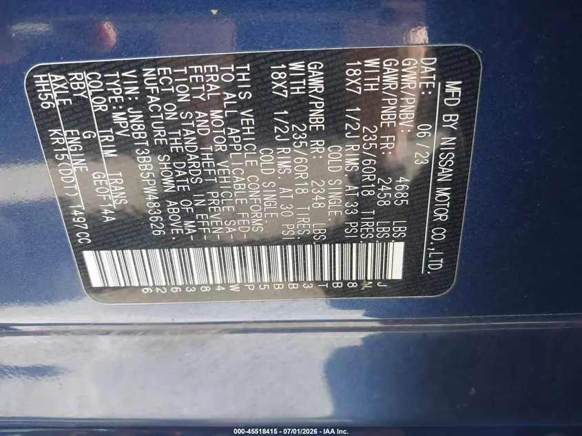 2023 NISSAN ROGUE SV INTELLIGENT AWD