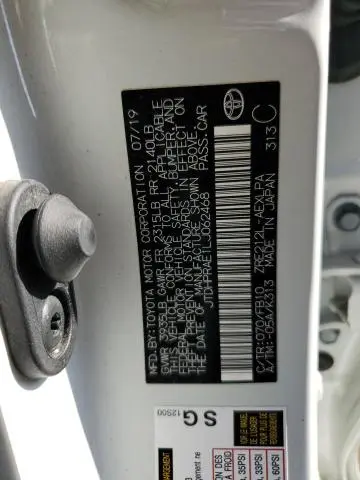 2020 TOYOTA COROLLA LE