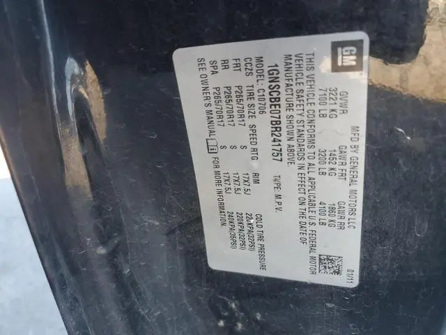 2011 CHEVROLET TAHOE C1500 LT  