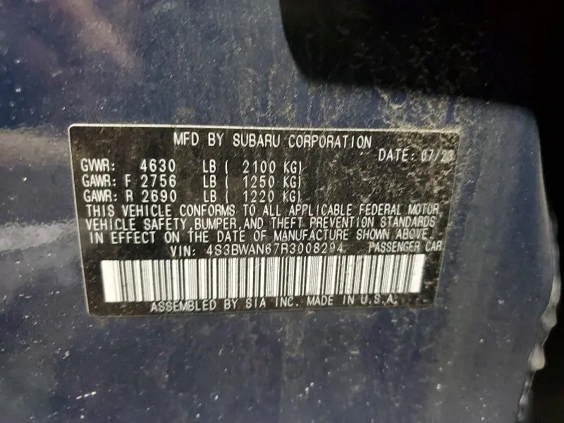 2024 SUBARU LEGACY LIMITED  