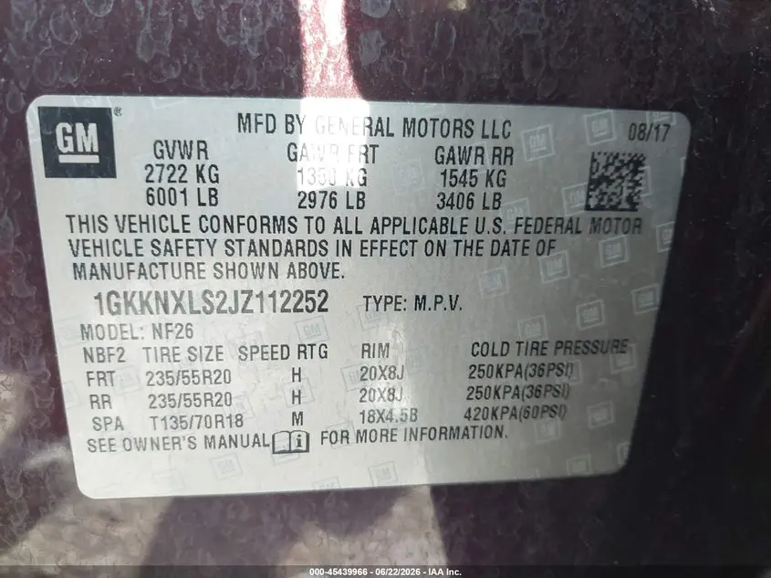 2018 GMC ACADIA DENALI