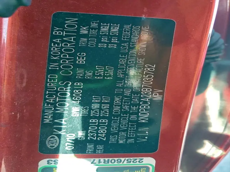 2011 KIA SPORTAGE LX  