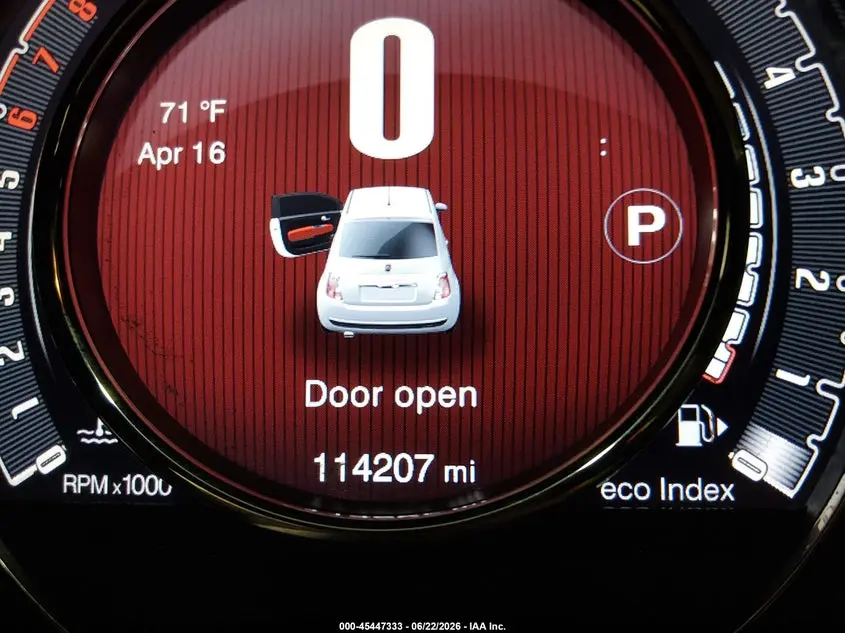 2015 FIAT 500 LOUNGE