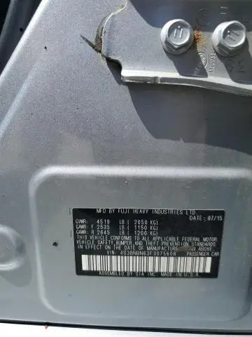 2015 SUBARU LEGACY 2.5I LIMITED  