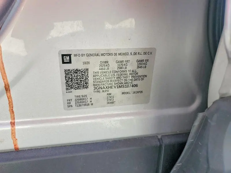 2021 CHEVROLET EQUINOX LS  