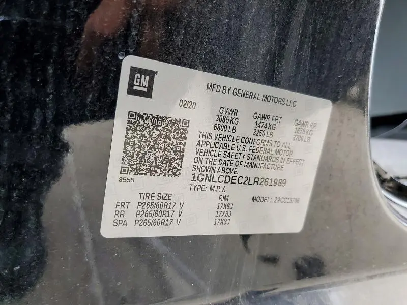 2020 CHEVROLET TAHOE POLICE  