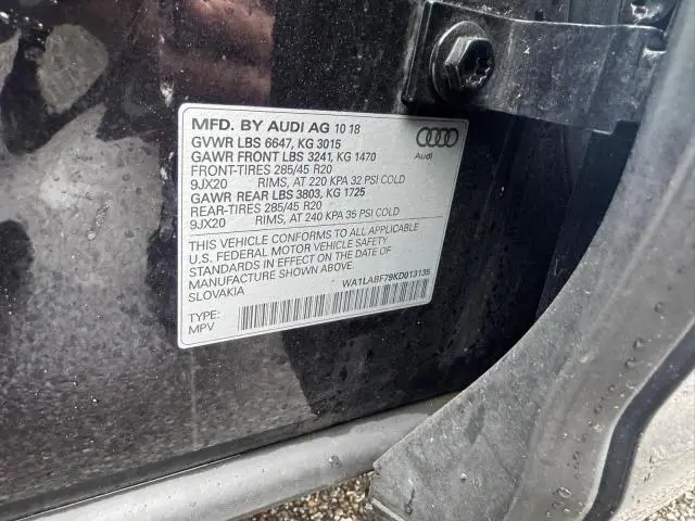 2019 AUDI Q7 PREMIUM PLUS  