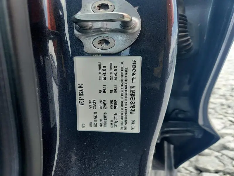 2019 TESLA MODEL 3   