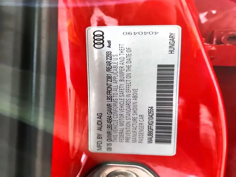 2016 AUDI A3 PREMIUM  