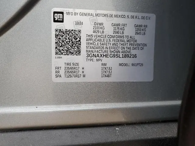 2025 CHEVROLET EQUINOX LT