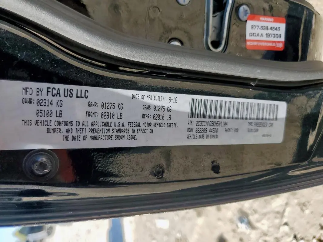 2019 CHRYSLER 300 TOURING  